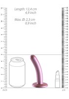 Shots Ouch! Soft silicone G-spot dildo pink 12 cm