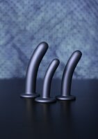 Shots Ouch! Soft silicone G-spot dildo gray 14.5 cm