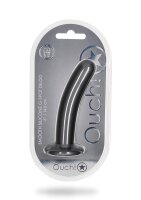 Shots Ouch! Soft silicone G-spot dildo gray 14.5 cm
