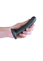 Shots Ouch! Soft silicone G-spot dildo gray 14.5 cm