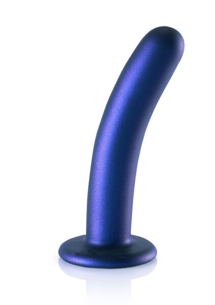 Shots Ouch! Soft silicone G-spot dildo blue 14.5 cm