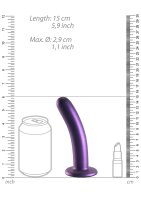 Shots Ouch! Soft silicone G-spot dildo purple 14.5 cm