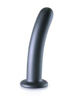 Shots Ouch! Soft silicone G-spot dildo gray 17 cm