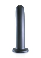 Shots Ouch! Soft silicone G-spot dildo gray 17 cm