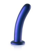 Shots Ouch! Soft silicone G-spot dildo blue 17 cm