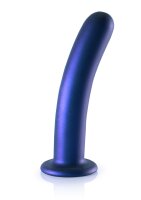 Shots Ouch! Soft silicone G-spot dildo blue 17 cm