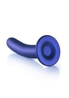 Shots Ouch! Soft silicone G-spot dildo blue 17 cm