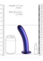 Shots Ouch! Soft silicone G-spot dildo blue 17 cm