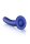 Shots Ouch! Soft silicone G-spot dildo blue 17 cm