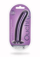 Shots Ouch! Soft silicone G-spot dildo purple 17 cm