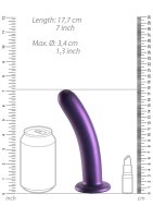 Shots Ouch! Soft silicone G-spot dildo purple 17 cm
