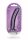 Shots Ouch! Soft silicone G-spot dildo purple 17 cm