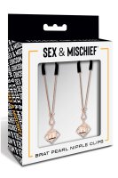 Sex And Mischief Brat Pearl Nipple Clips