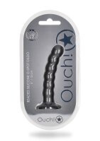 Shots - Ouch! Beaded Silicone G-Spot Dildo - 5 / 13 cm