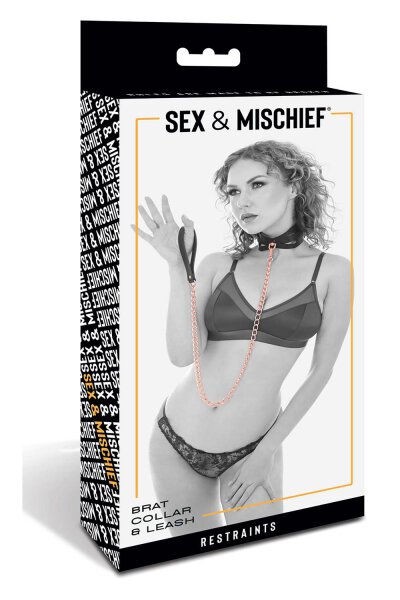 Sex And Mischief Brat Collar And Leash