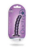 Shots - Ouch! Beaded Silicone G-Spot Dildo - 5 / 13 cm