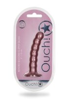 Shots - Ouch! Beaded Silicone G-Spot Dildo - 5 / 13 cm