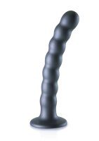 Shots - Ouch! Beaded Silicone G-Spot Dildo - 6,5 / 16,5 cm