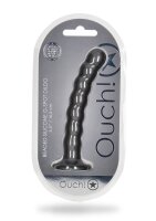 Shots - Ouch! Beaded Silicone G-Spot Dildo - 6,5 / 16,5 cm