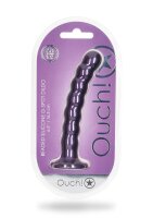 Shots - Ouch! Beaded Silicone G-Spot Dildo - 6,5 / 16,5 cm