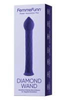 Femmefunn Diamond Wand Dark Purple