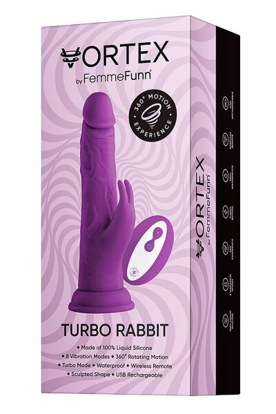 Femmefunn Wireless Turbo Rabbit Purple