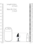 Shots Ouch! Round gemstone anal plug silver small 2.7 cm