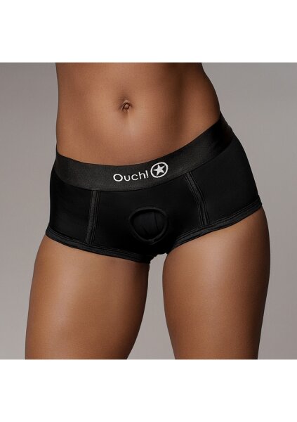 Shots Ouch! Vibrating strap-on underpants M/L