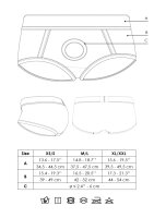 Shots Ouch! Vibrating strap-on briefs XL/XXL