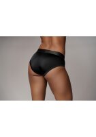 Shots Ouch! Vibrating strap-on high-cut briefs M/L
