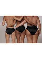 Shots Ouch! Vibrating strap-on high-cut briefs M/L