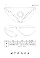 Shots Ouch! Vibrating strap-on high-cut briefs XS/S