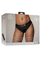 Shots Ouch! Vibrating Strap-on Hipster M/L