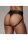 Shots Ouch! Vibrating strap-on thong with buckles at the back M/L