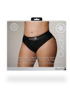 Shots Ouch! Vibrating strap-on thong with buckles at the back XL/XXL