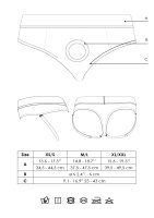 Shots Ouch! Vibrating strap-on thong with buckles at the back XS/S