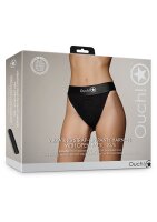 Shots Ouch! Vibrating open strap-on with buckles at the...
