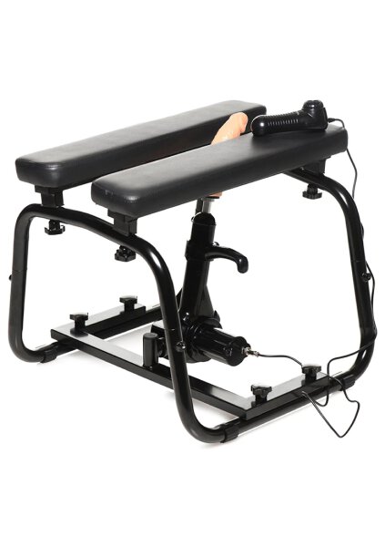 Deluxe Bangin Bench with Sex Machine - Black