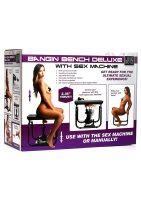 Deluxe Bangin Bench with Sex Machine - Black