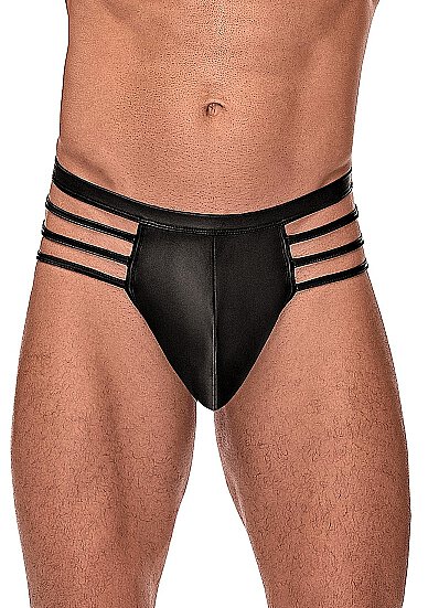 Cage Thong - Black - S/M