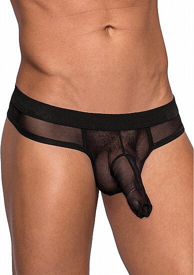 Hose Thong - Black - S/M