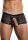 Crotchless Pantie Black wirh Lace S - XL