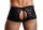 Crotchless Pantie Black wirh Lace S - XL