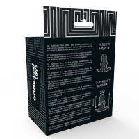 Addicted Toys Medium Hollow Tunnel Butt Plug 11 cm Transparent