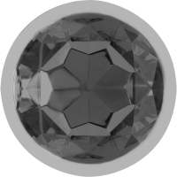 Intense Metall Analplug Größe L Schwarz