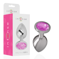 Intense Metall Analplug Größe S Pink
