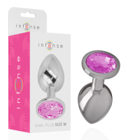 Intense Metall Analplug Größe M Pink