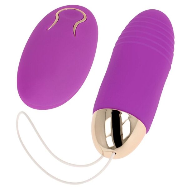 OHMAMA vibrating egg with remote control purple 10 levels
