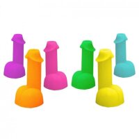 KHEPER GAMES NEON SHOTS FORM PENIS 1 UNIT (RANDOM COLOR)