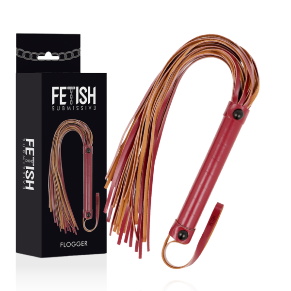 Fetish Submissive Dark Room Flogger Vegan Leather